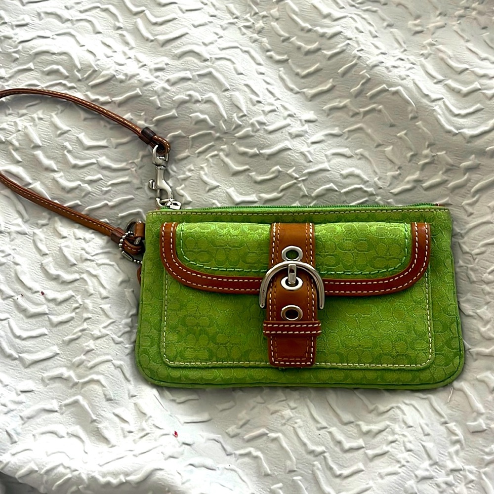 Vintage Coach Wristlet